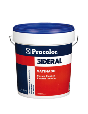 PINTURA PLASTICA SATINADA 505 SIDERAL