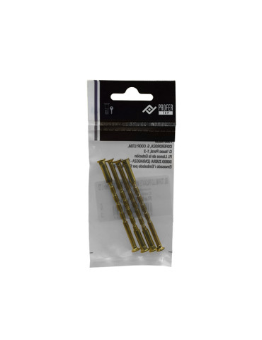 TORNILLO PASANTE ENSAMBLAR LATON BL4