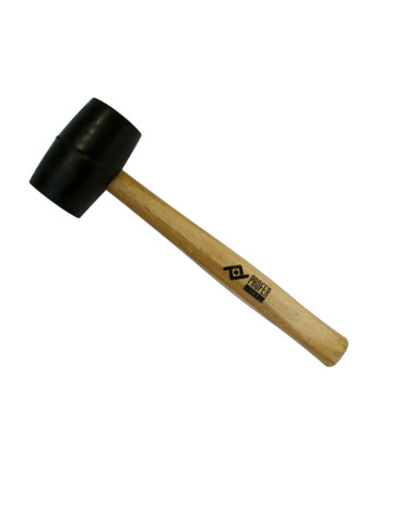 MAZA GOMA C/ MANGO MADERA