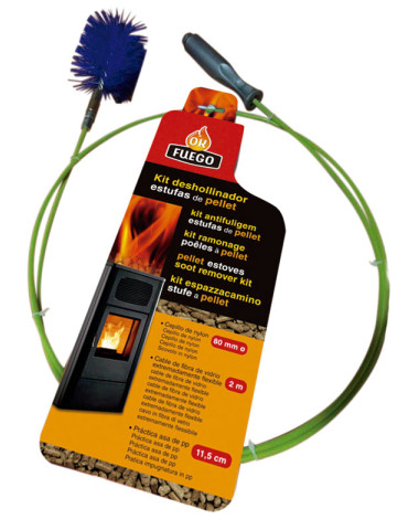 DESHOLLINADOR MECANICO ESTUFA PELLET