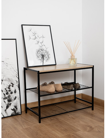 MUEBLE AUXILIAR NEGR MELAMINA MOA