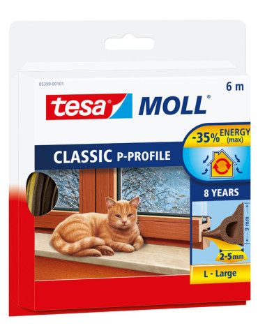 BURLETE CAUCHO TUBULAR MARRON