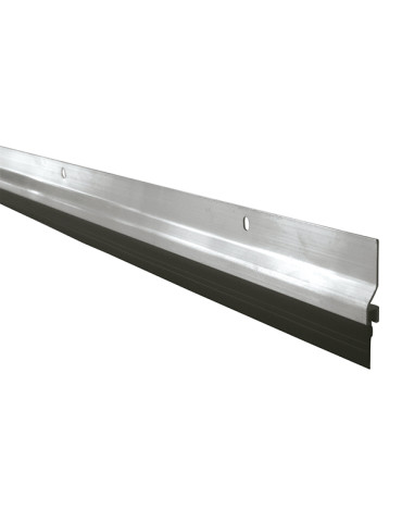 BURLETE ALUMINIO-GOMA PLATA