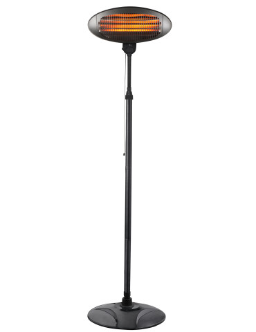 ESTUFA EXTERIOR C/PIE CUARZO IPX4