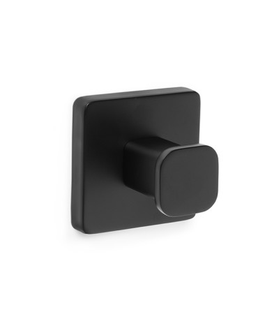 PERCHA BAÑO NERO NEGRO MATE