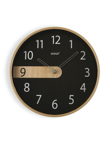RELOJ PARED NEGRO