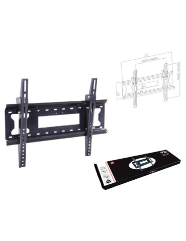 SOPORTE TV LED INCLINABLE NEGRO HASTA 85''