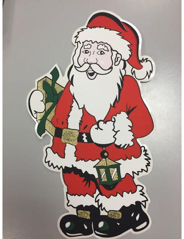 PVC ELECTROSTATICO PAPA NOEL