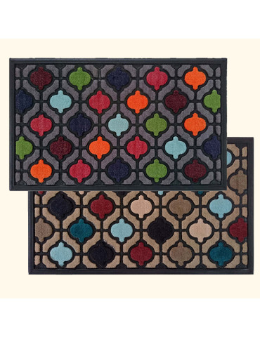 FELPUDO GOMA+MOQUETA SANTORINI