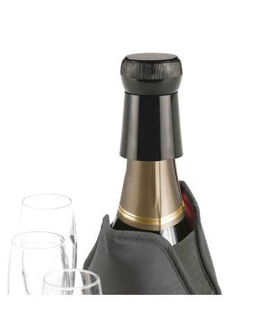 TAPON CHAMPAN PLASTICO NEGRO