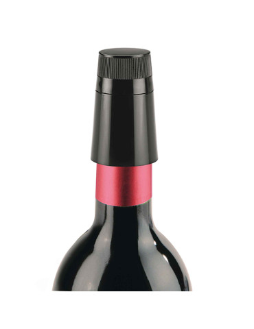TAPON VINO PLASTICO NEGRO