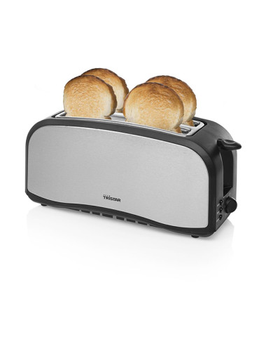 TOSTADOR 2 RANURAS LARGAS, CUERPO ACERO INOX