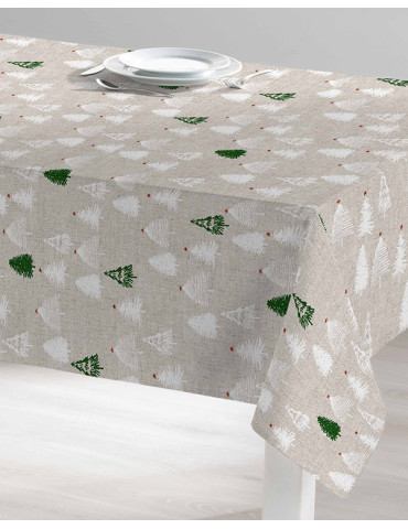 MANTEL ANTIMANCHAS NAVIDAD LAPONIA