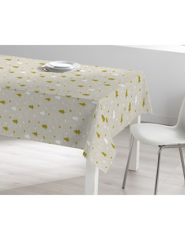 MANTEL ANTIMANCHAS NAVIDAD ABETOS