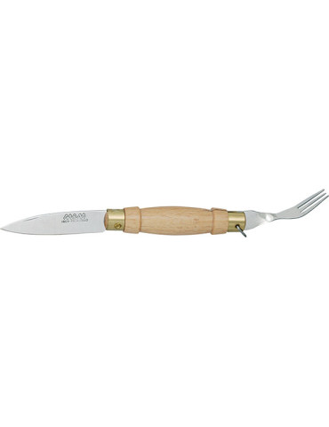 NAVAJA CON TENEDOR INOX HOJA 6 CM