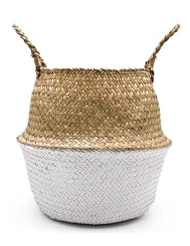 CESTO MIMBRE BLANCO