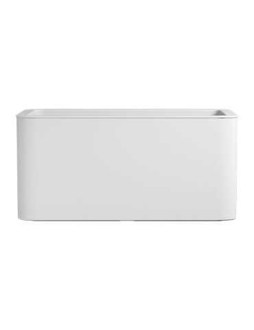 JARDINERA RECTANGULAR BLANCA