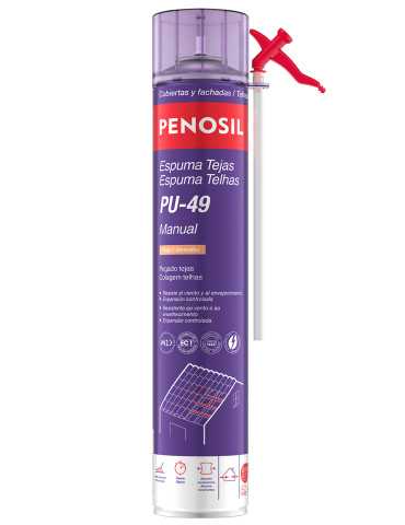 ESPUMA POLIURETANO TEJA CANULA ROJA