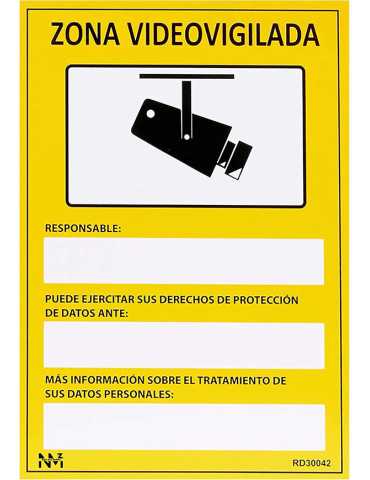 SEÑAL ZONA VIDEOVIGILADA