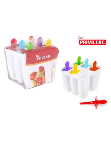 MOLDE HELADO 6 POLOS