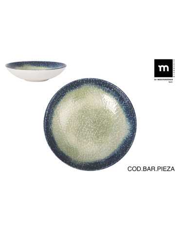 PLATO HONDO STONEWARE OLAF MONACO