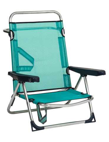 SILLA PLAYA ALUM BAJA MULTIPOS.FIBRELINE
