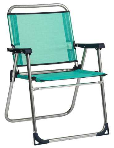 SILLA PLAYA ALUM ALTA FIJA FIBRELINE