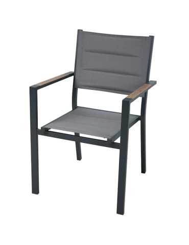 SILLON ALUM/TEXT ROMA