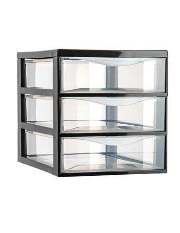 ORGANIZADOR 3 CAJONES EASY NEGRO