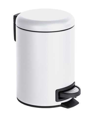CUBO BAÑO PEDAL BLANCO LEMAN