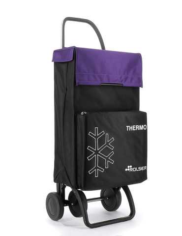 CARRO COMPRA TERMO NEGRO/MALVA 46L