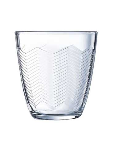 VASO AGUA CONCEPTO CHEVRON ECO PACK 6