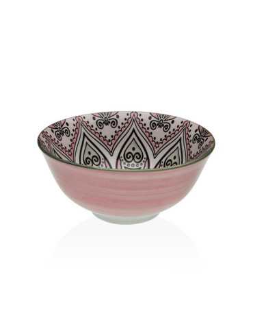 BOL PORCELANA ROSA SET-6