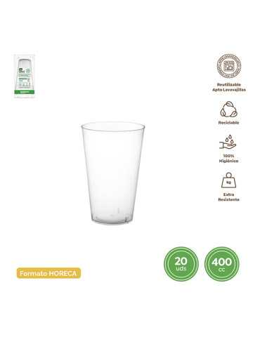 VASO PP INYECCION REUT. TRANSPARENTE B/20
