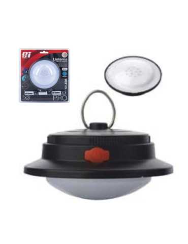 LINTERNA LED CAMPING 60LM 6000K + 3PILAS