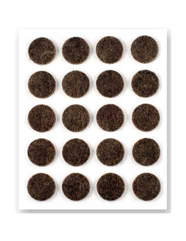 FIELTRO ADHESIVO MARRON BL20