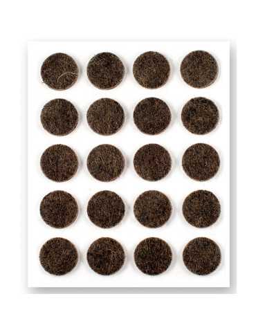 FIELTRO ADHESIVO MARRON BL15