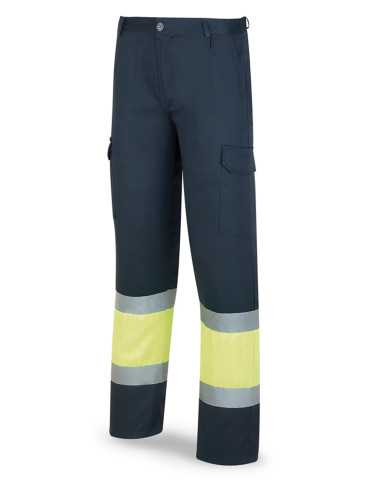 PANTALON A.VISIBILIDAD AMARILLO AZUL