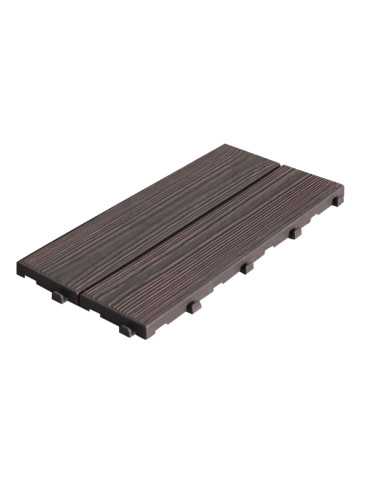 LOSETA PLAST EFECTO MADER CAFE PACK 14 UDS