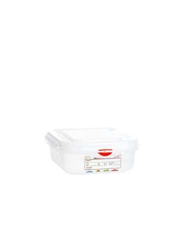 CONTENEDOR PROF GASTRONOX 1/6 H65 4 CLIPS COLOR