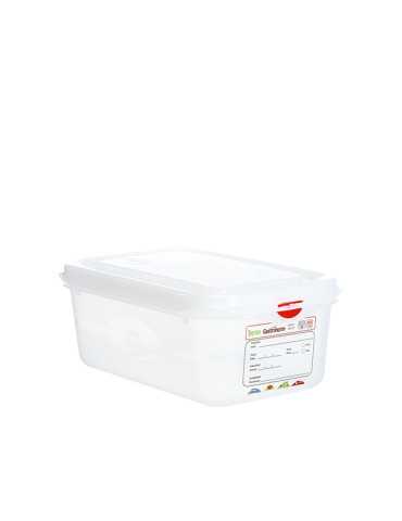CONTENEDOR PROF GASTRONOX 1/4 H100 4 CLIPS COLOR