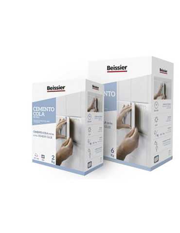 CEMENTO COLA PORCELANICO C1 EXTRA BLANCO