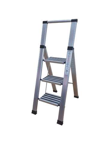 ESCALERA DOMESTICA ALU 3 PELDAÑOS