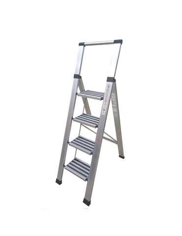 ESCALERA DOMESTICA ALU 4 PELDAÑOS