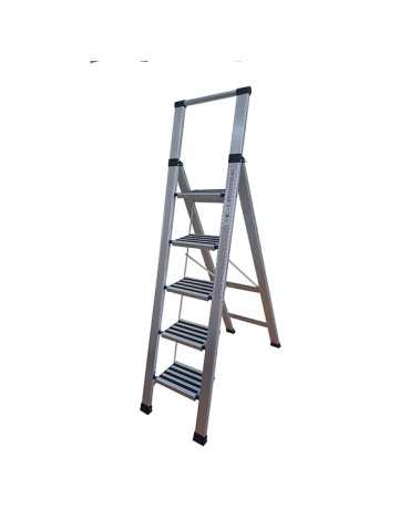 ESCALERA DOMESTICA ALU 5 PELDAÑOS