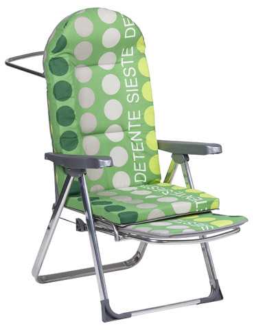 TUMBONA ALUMINIO C/REPOSAPIES