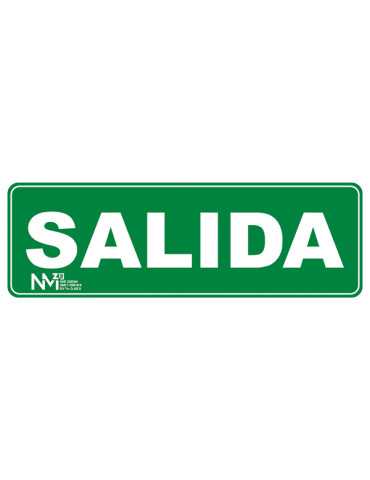 SEÑAL SALIDA PVC CLASE B