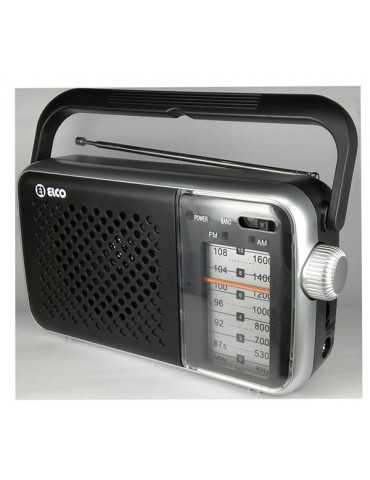 RADIO TRANSISTOR SOBRE MESA AM/FM RED/PILAS