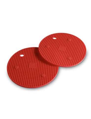 SALVAMANTEL SILICONA IMAN RED SET-2