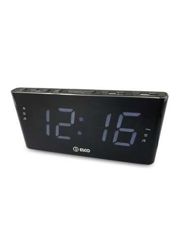 RADIO RELOJ, PROYECTOR 20 MEMORIAS, NEGRO, 2 ALARM